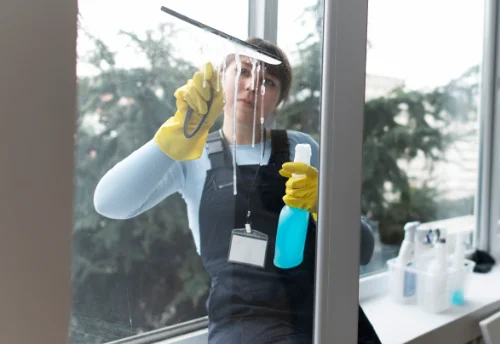 Nettoyage de vitres intérieures et extérieures à Champvoux